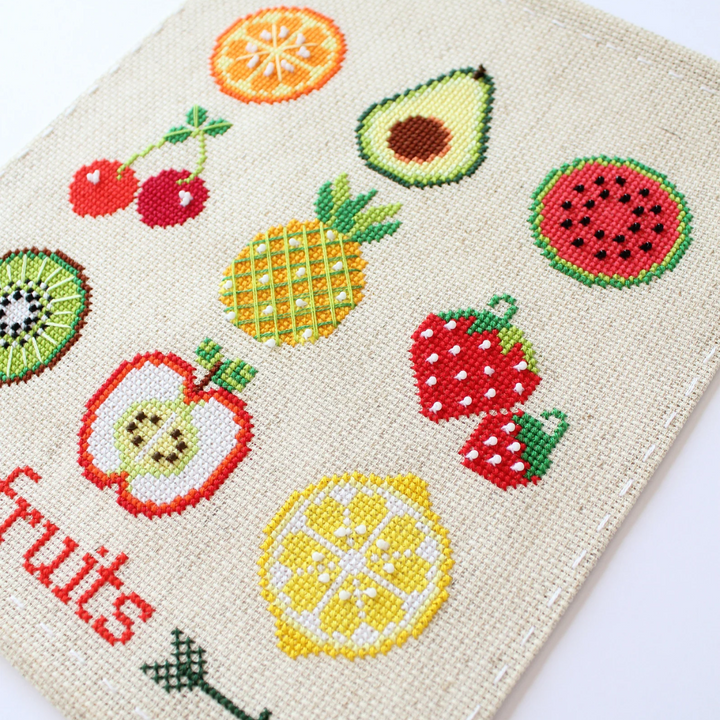 Fruit Sampler Cross Stitch Kit