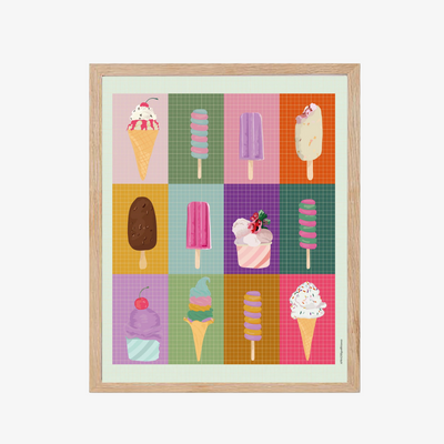 Ice Creams Art Print