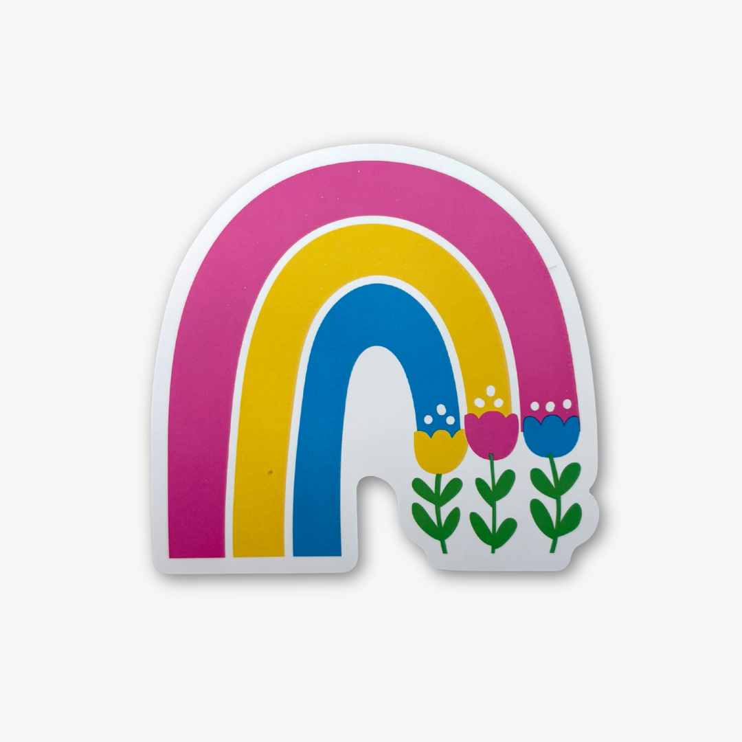 Rainbow Tulip Sticker
