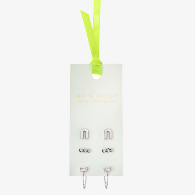 Silver Lola Mix and Match Earrings