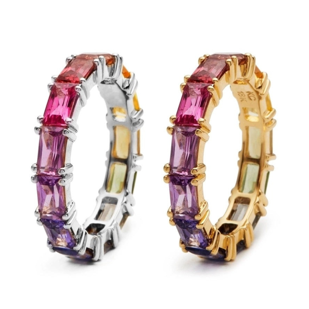 Rainbow Gems Ring