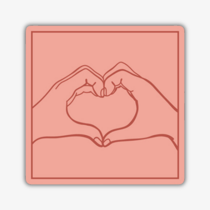 Heart Hands Sticker