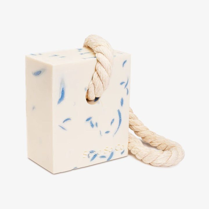 Azure Drip Soap on a Rope