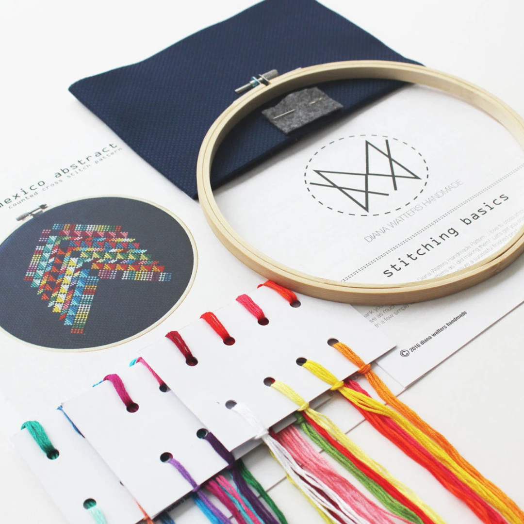 Mexico Abstract Cross Stitch Kit