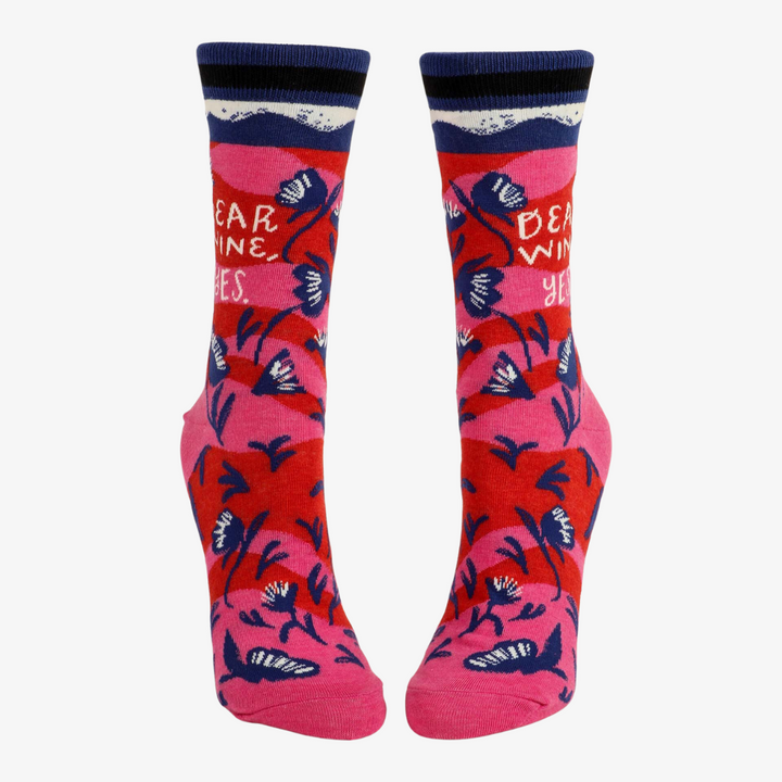 Dear Wine Yes Womens Socks