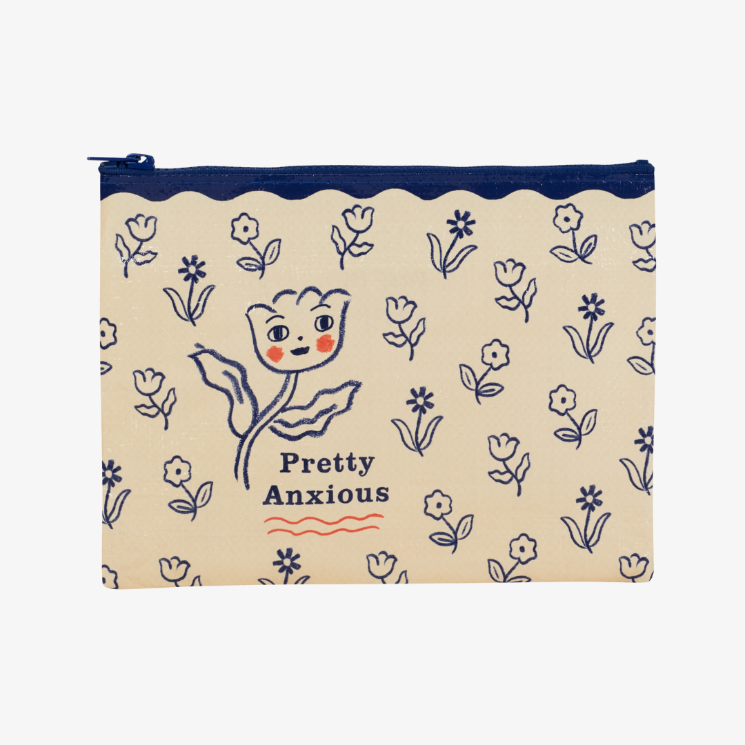 Pretty Anxious Zipper Pouch