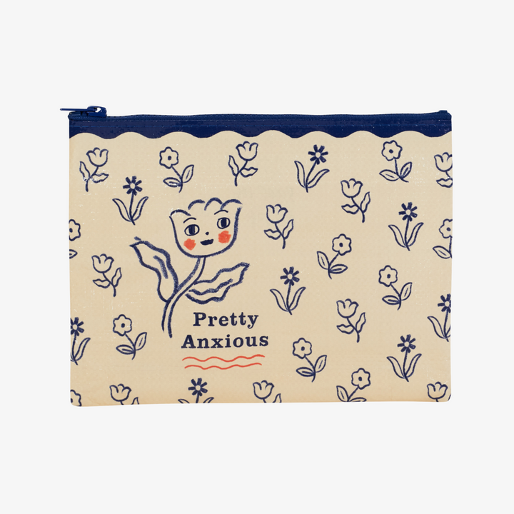 Pretty Anxious Zipper Pouch