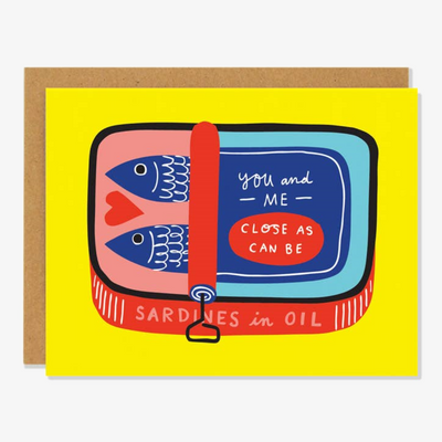 Sardines Love Card