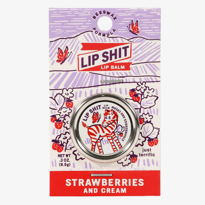 Strawberries And Cream Lip Shit Lip Balm