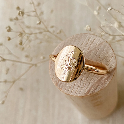 Gold Wildflower Ring