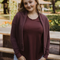 Woodland Spruce Cardigan | Berry