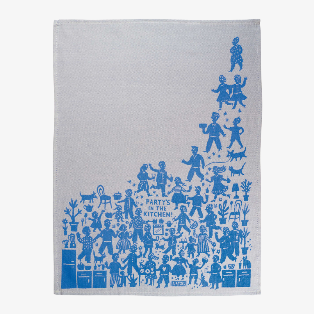 Party In The Kitchen Dish Towel