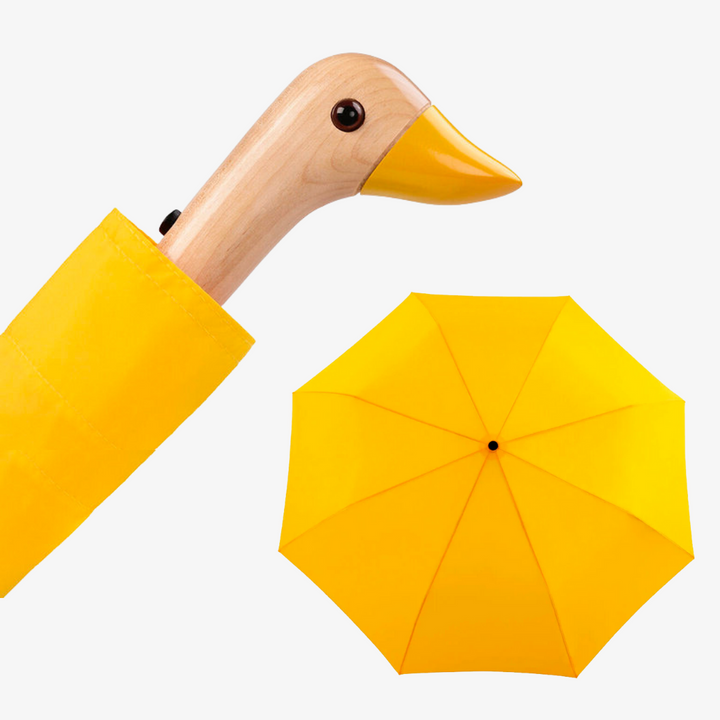 Yellow Eco-friendly Compact Umbrella