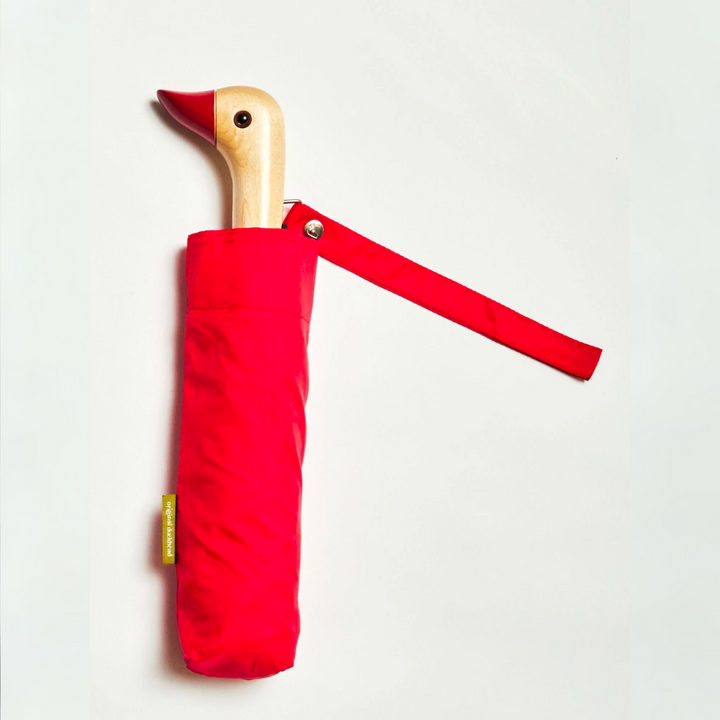 Red Eco-friendly Compact Umbrella