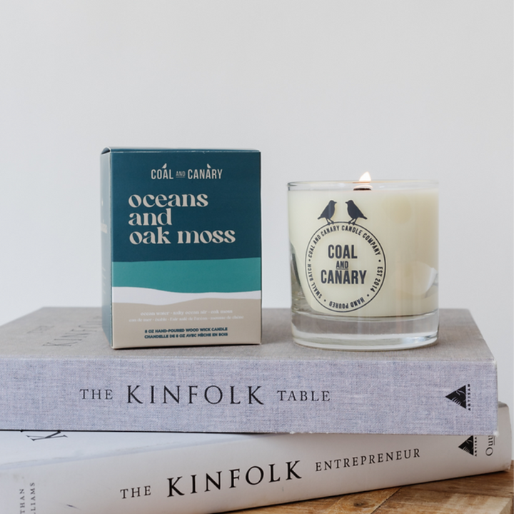 Oceans and Oak Moss Candle