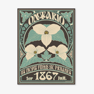 Ontario Trillium Art Print