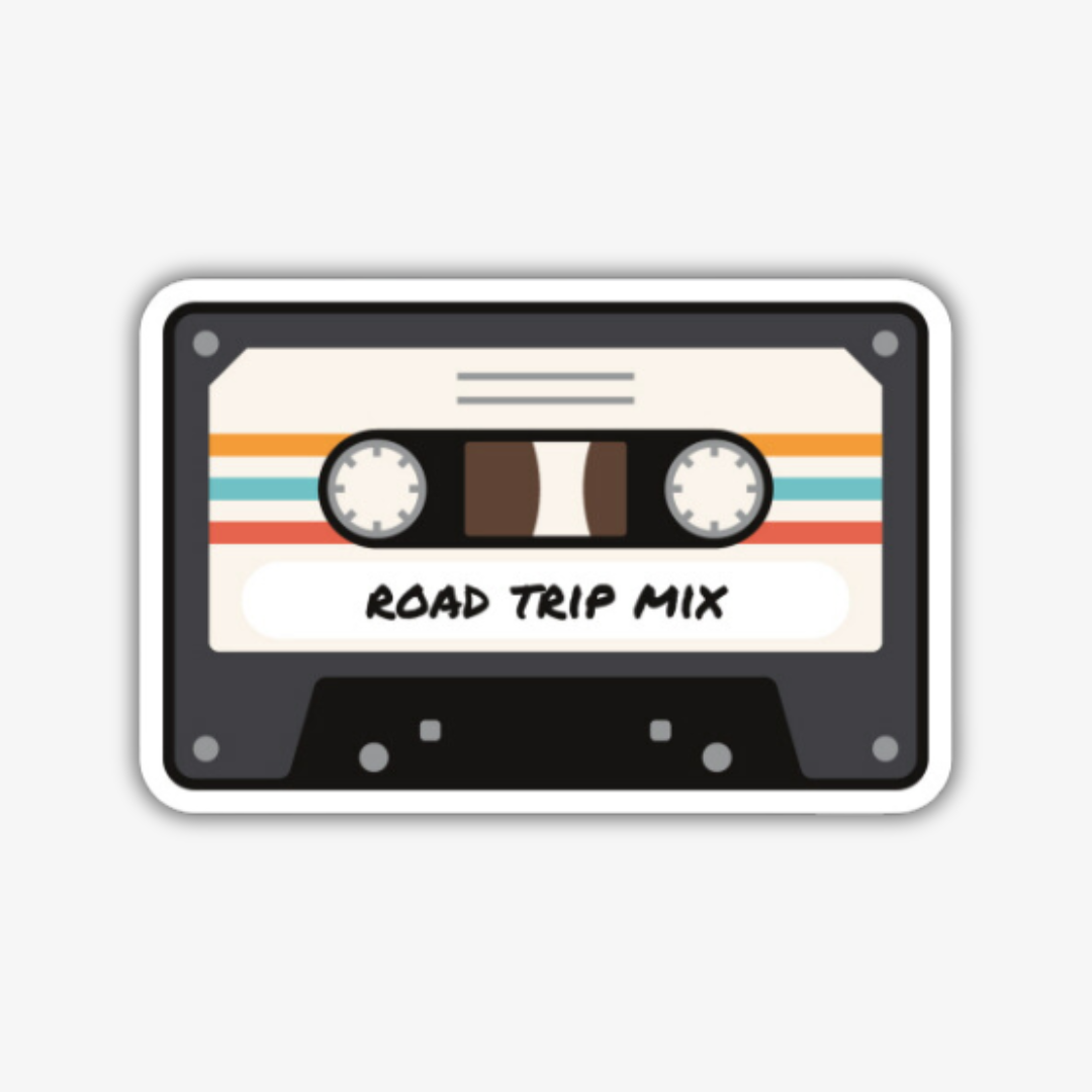 Road Trip Mix Sticker