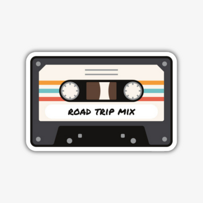 Road Trip Mix Sticker