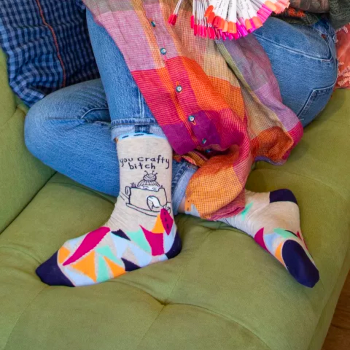 You Crafty Bitch Womens Socks