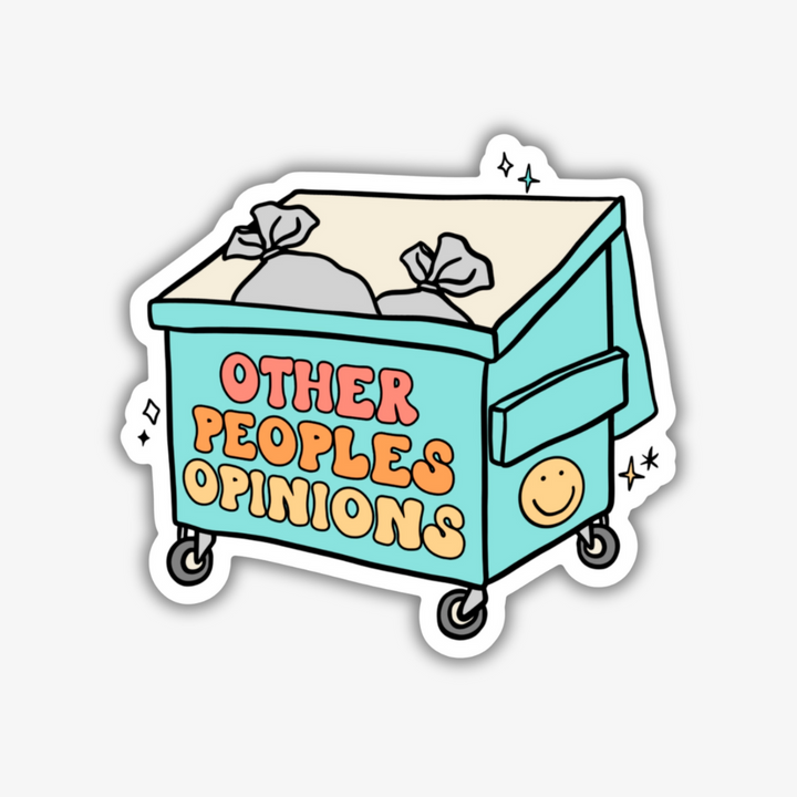 Other Peoples Opinions Vinyl Sticker