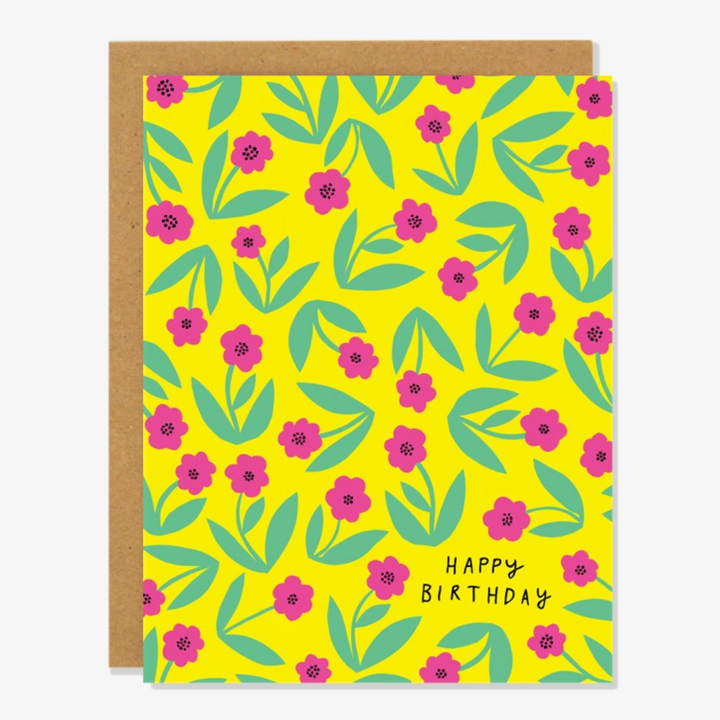 Little Flower Birthday Card