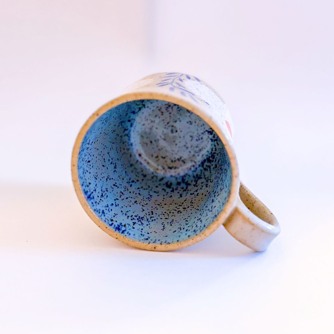 White Blooms Mug