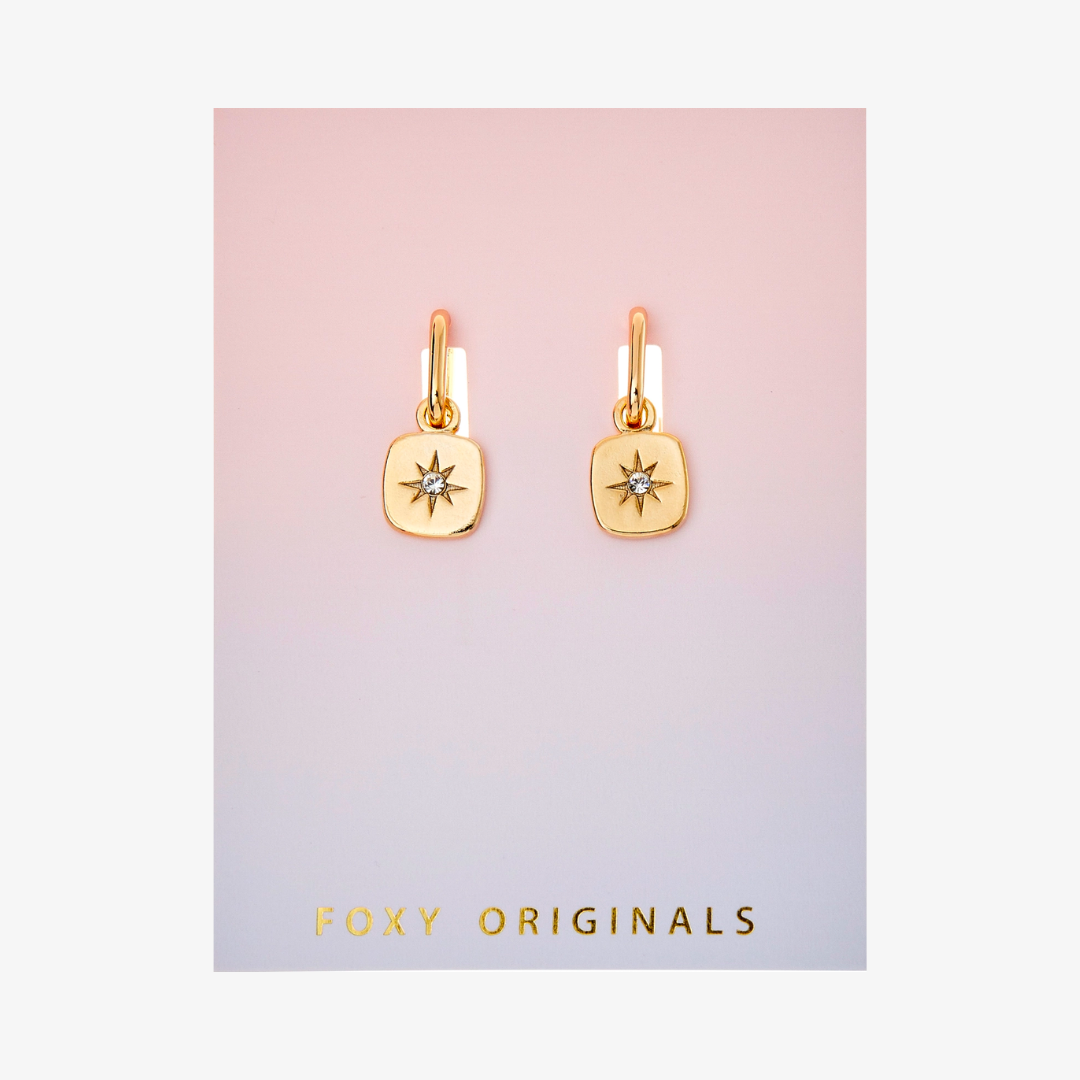 Gold Nova Earrings