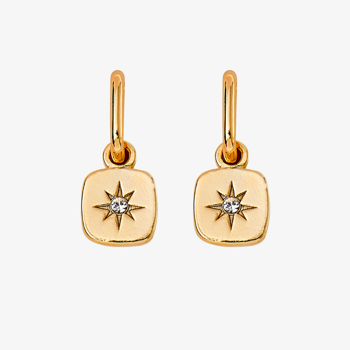 Gold Nova Earrings