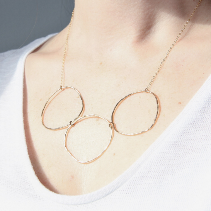 Tri-circle Necklace