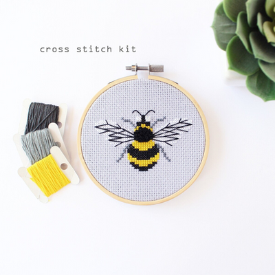 Bumblebee Cross Stitch Kit