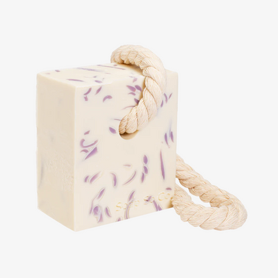 Violet Drip Soap on a Rope