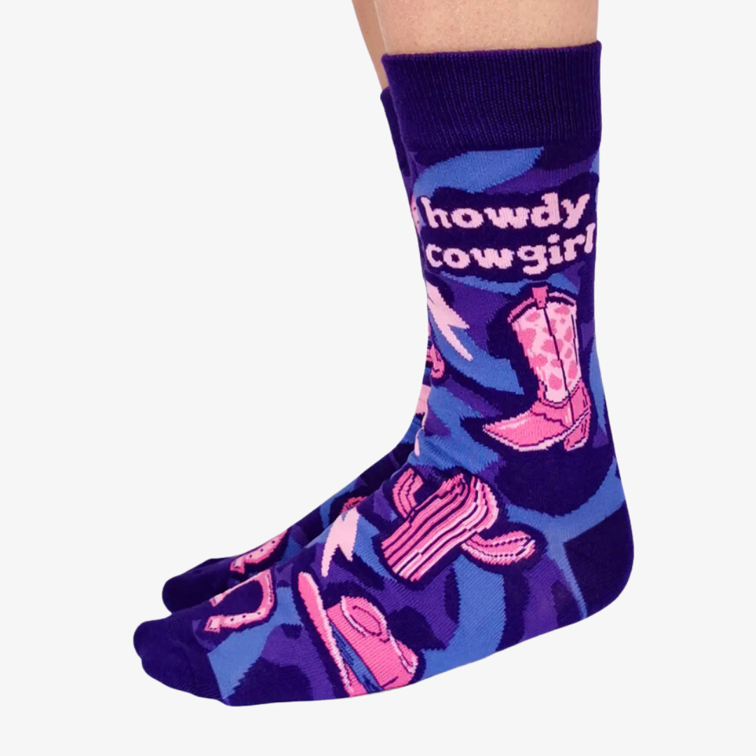Howdy Cowgirl Womens Socks