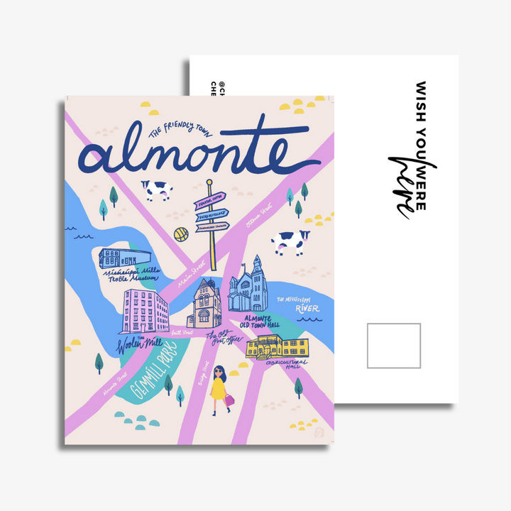 Almonte The Friendly Town Postcard