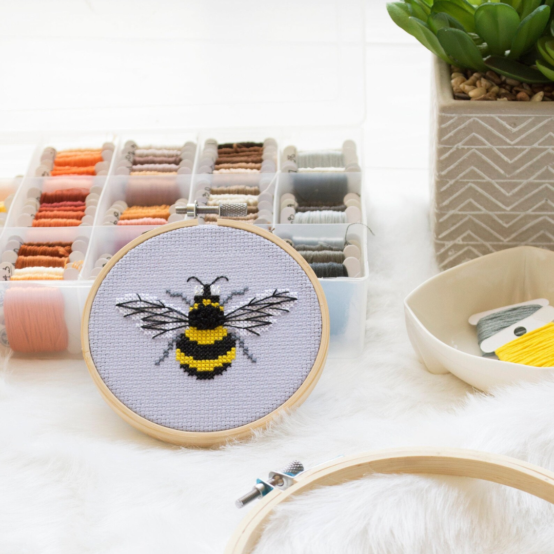 Bumblebee Cross Stitch Kit