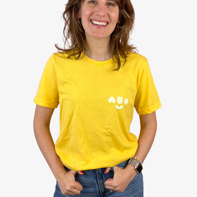 Cheerfully Made Tee / Bright Yellow