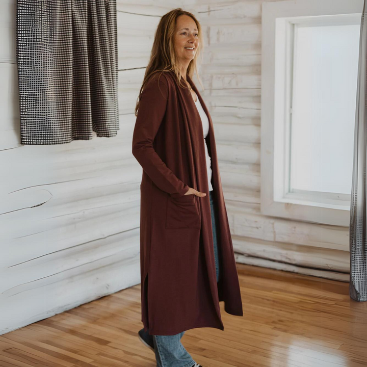 Aspen Cardigan | Berry