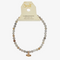 Mini Faceted Stone Stacking Bracelet / Labradorite & Gold