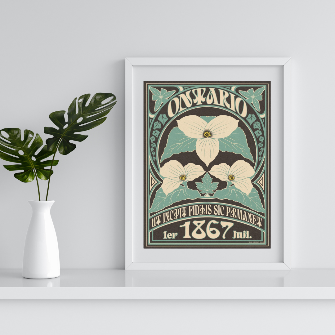 Ontario Trillium Art Print