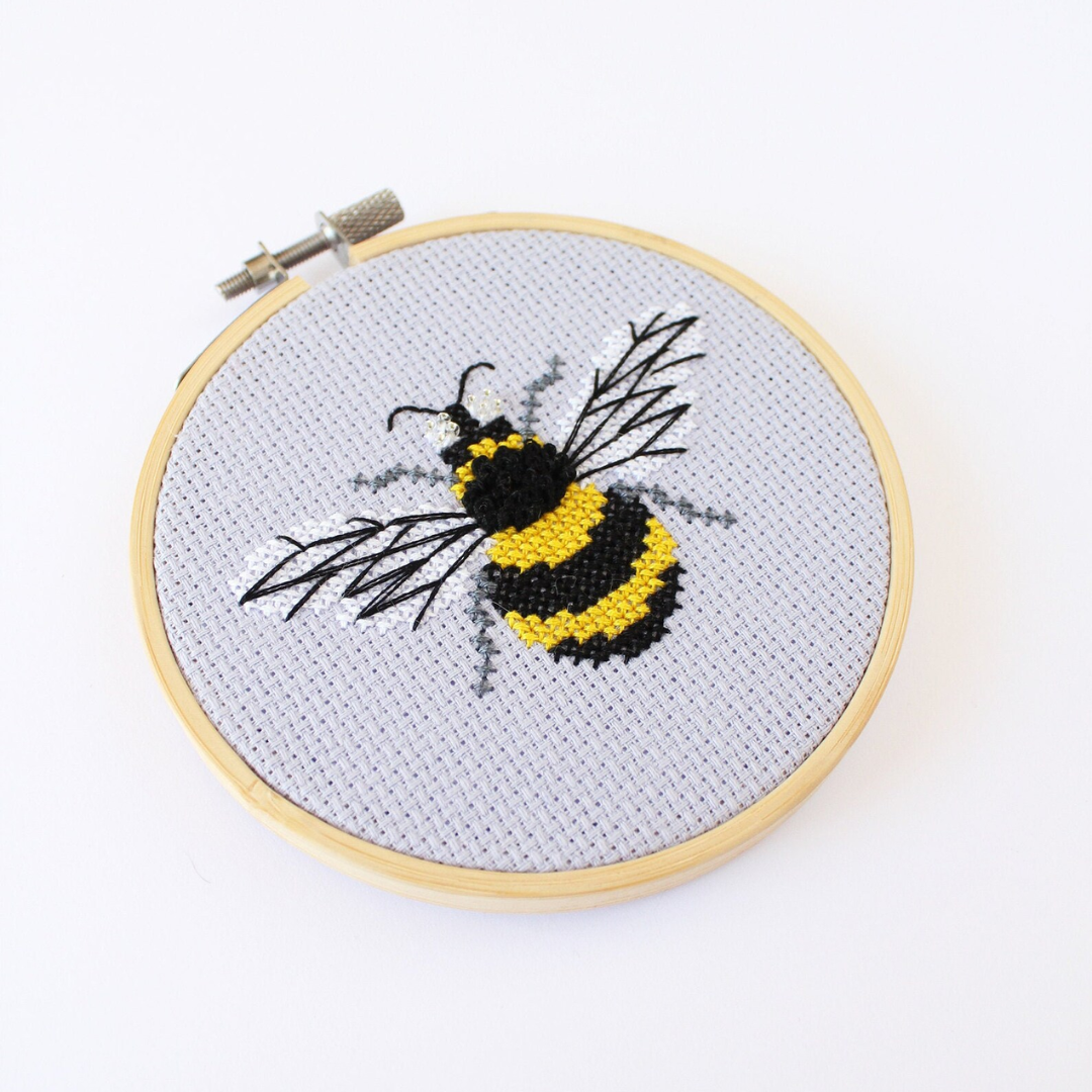Bumblebee Cross Stitch Kit
