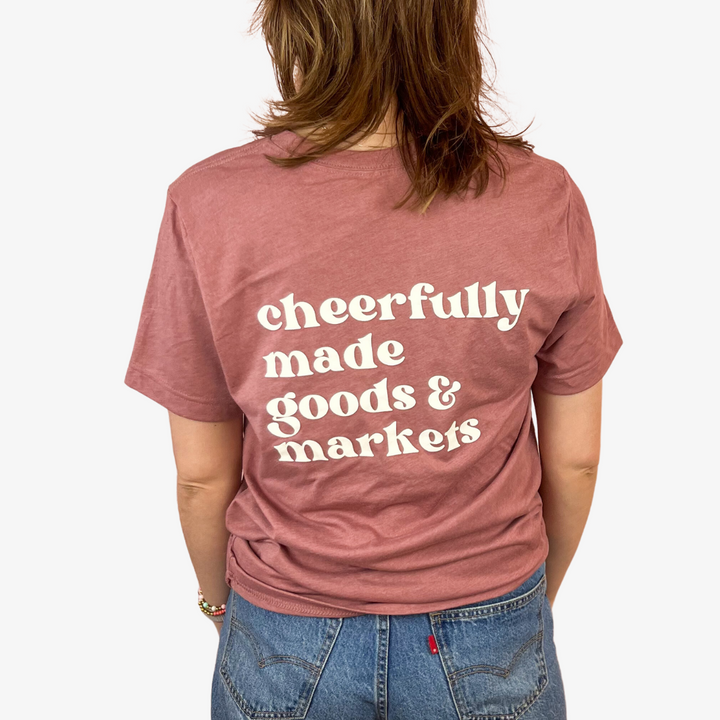 Cheerfully Made Tee / Pink