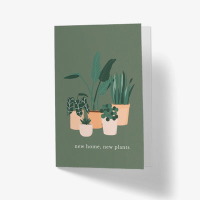 New Home, New Plants Card
