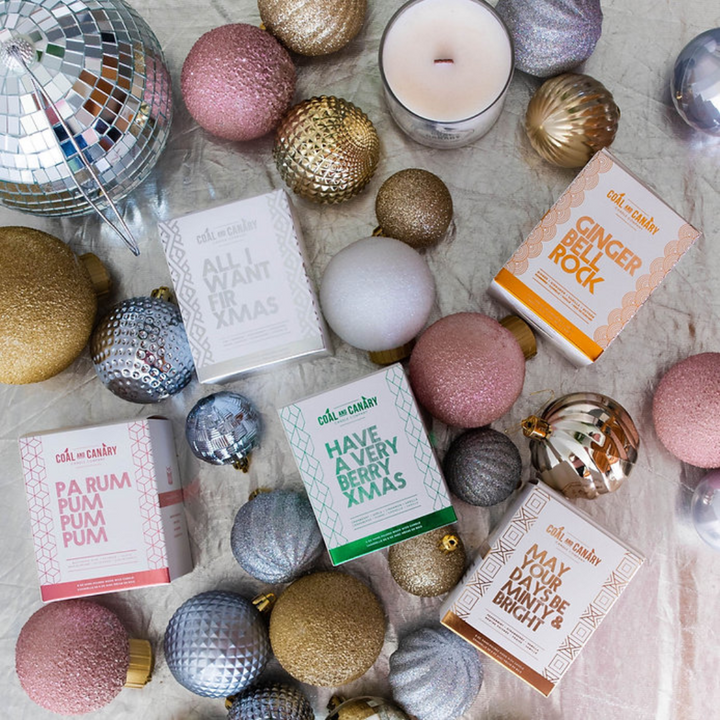 May Your Days Be Minty + Bright Candle