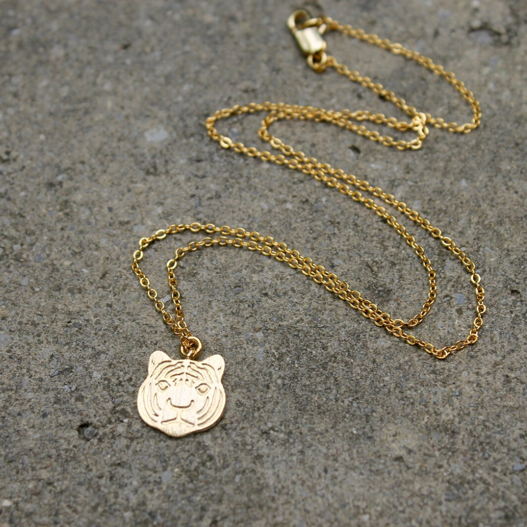 Gold Tiger Necklace