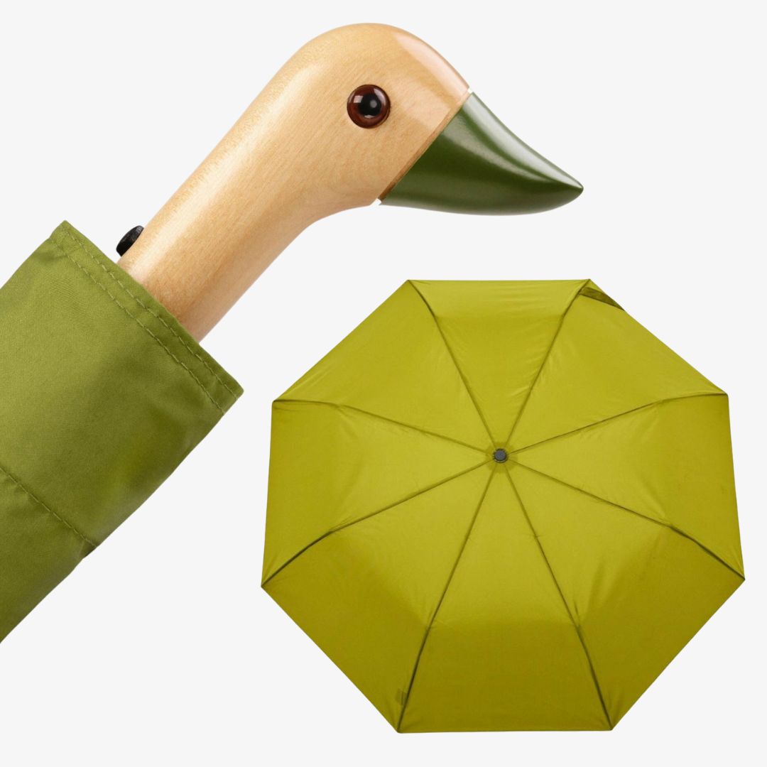 Olive Eco-Friendly Duck Umbrella