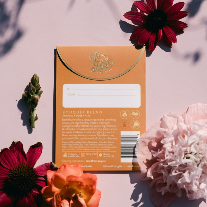 Grow Your Own Bouquet (Celebration) Seed Packet