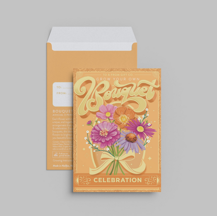 Grow Your Own Bouquet (Celebration) Seed Packet