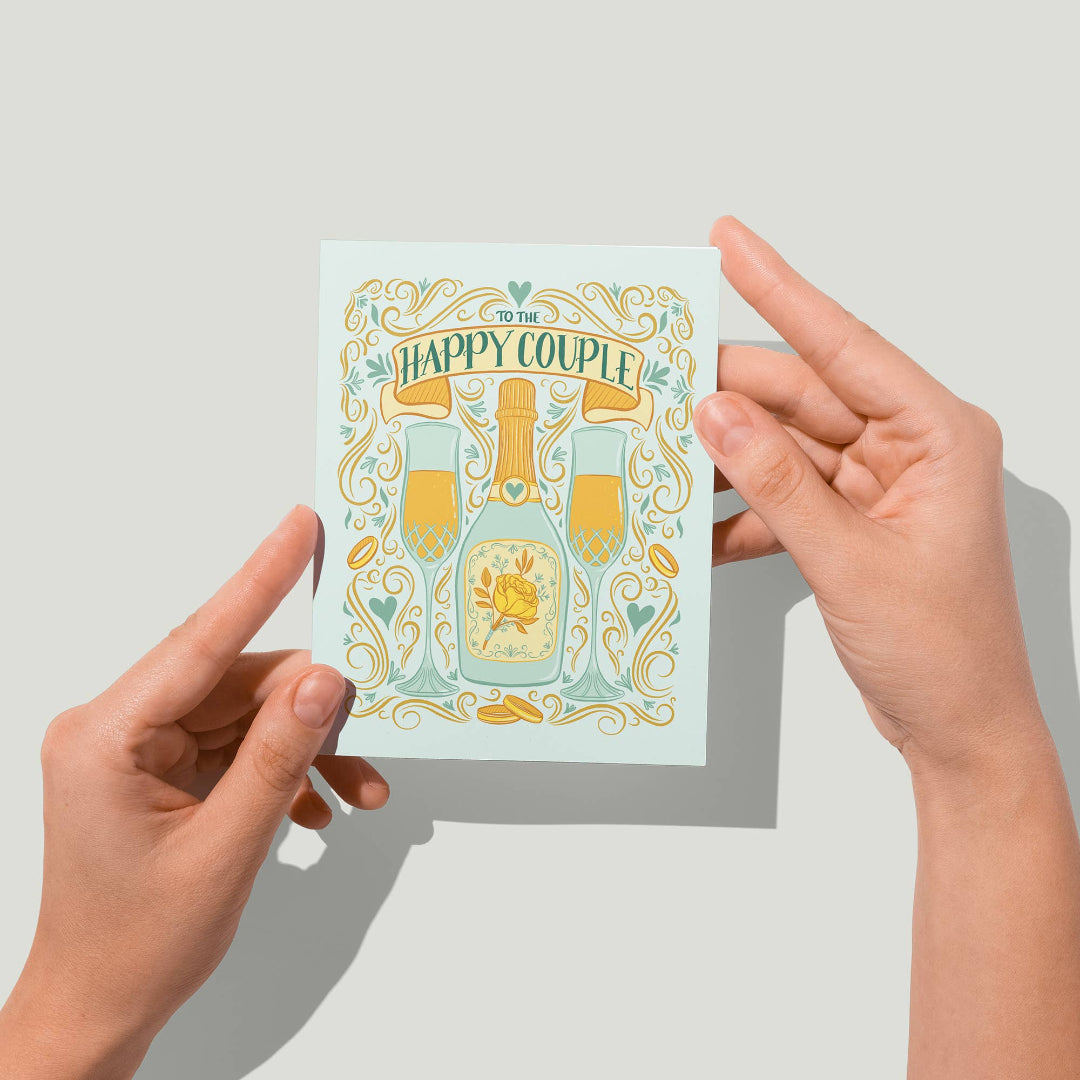Happy Couple Wedding Card
