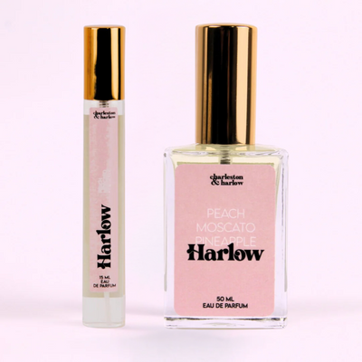 A bottle of Charleston & Harlow perfume named 