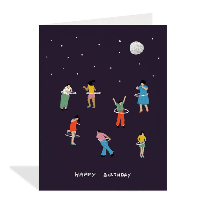 Hula Hoop Birthday Card