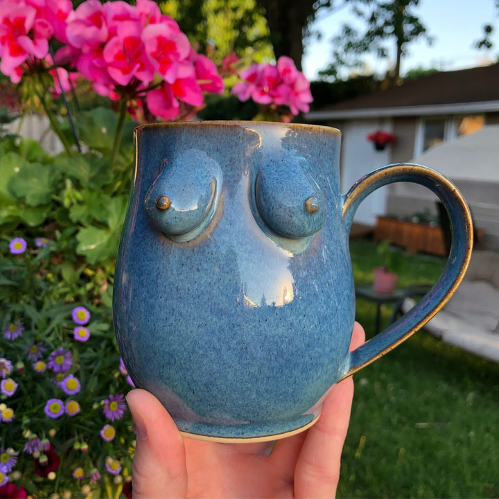 Blue Boob Mug